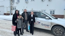 Our company Tulpar Technician LLC fulfilled the New Year's wish of 10-year-old Ramzan "to visit the plane and the cockpit".